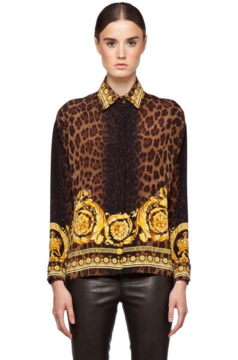 versace top sider|Versace blouses for ladies.